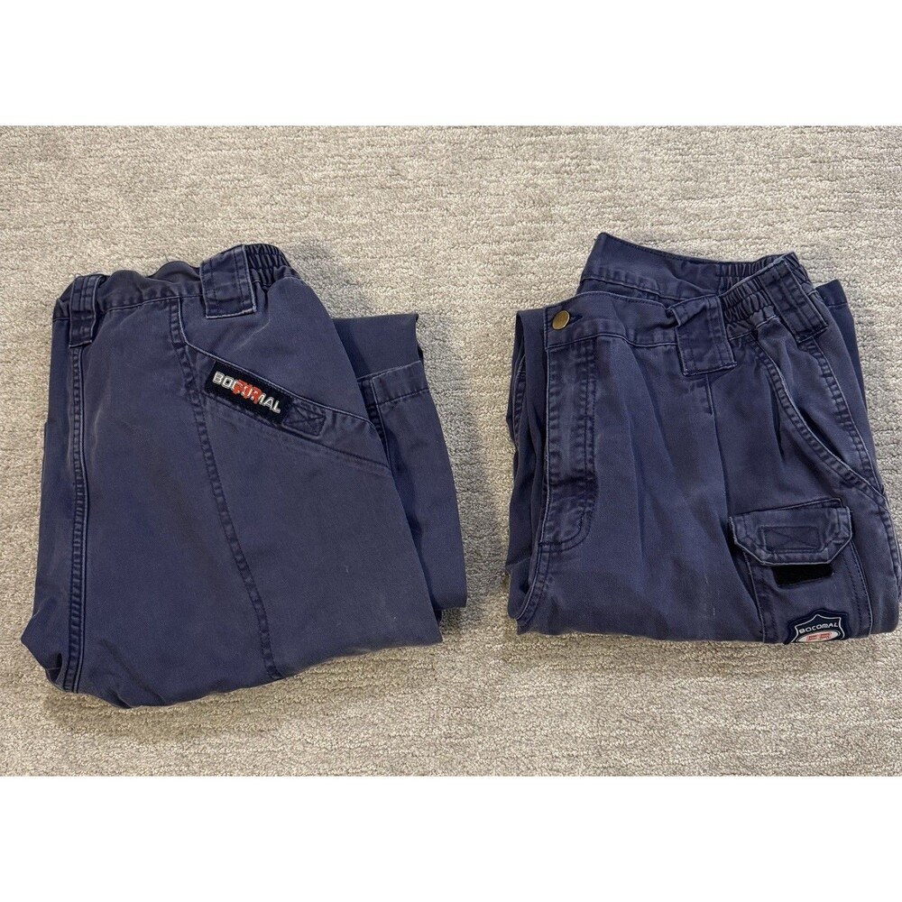 Bocomal Cargo Flame Resistant Pants Size 34x34 Blue Bundle Of Two Pants